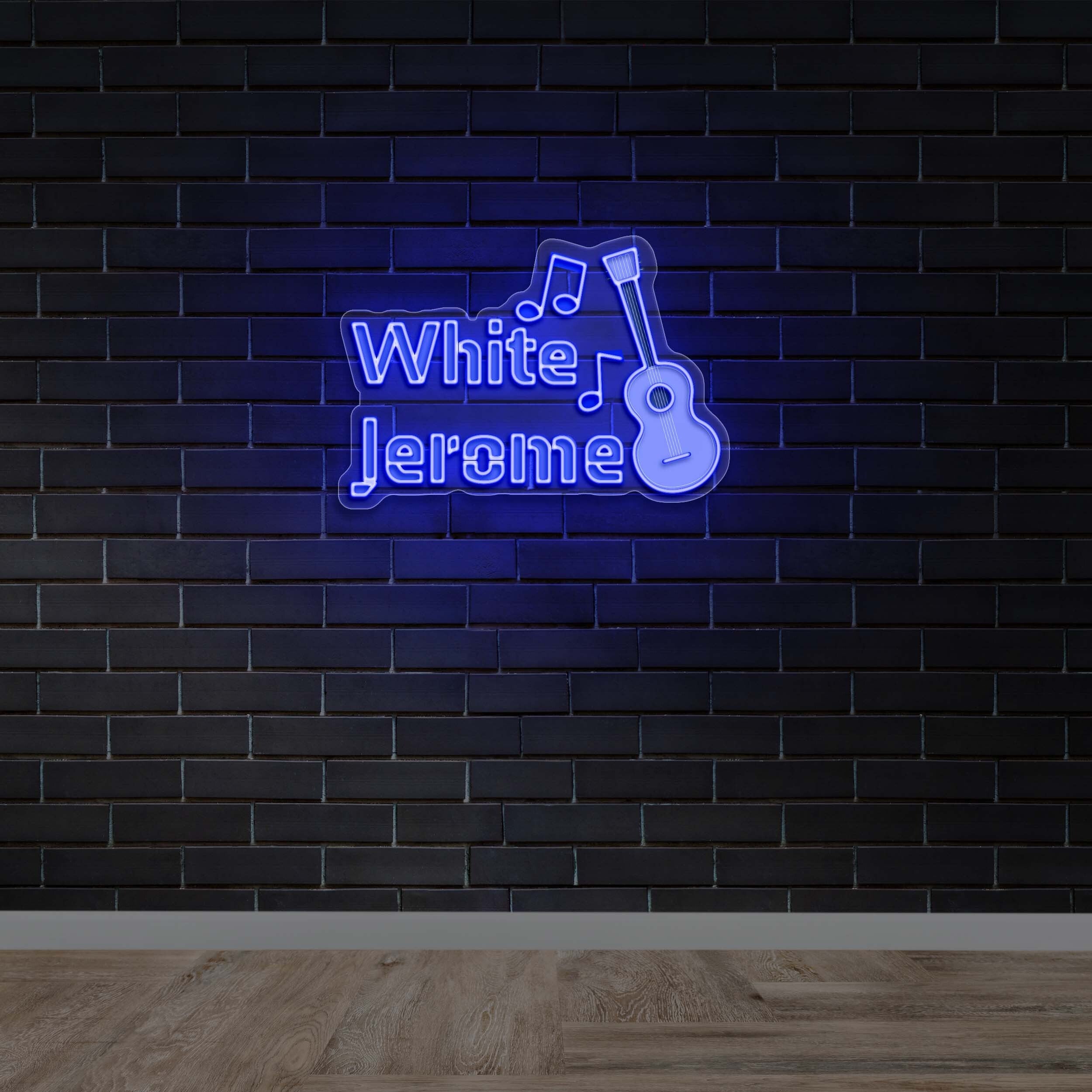 White Jerome - Premium Neon Artwork