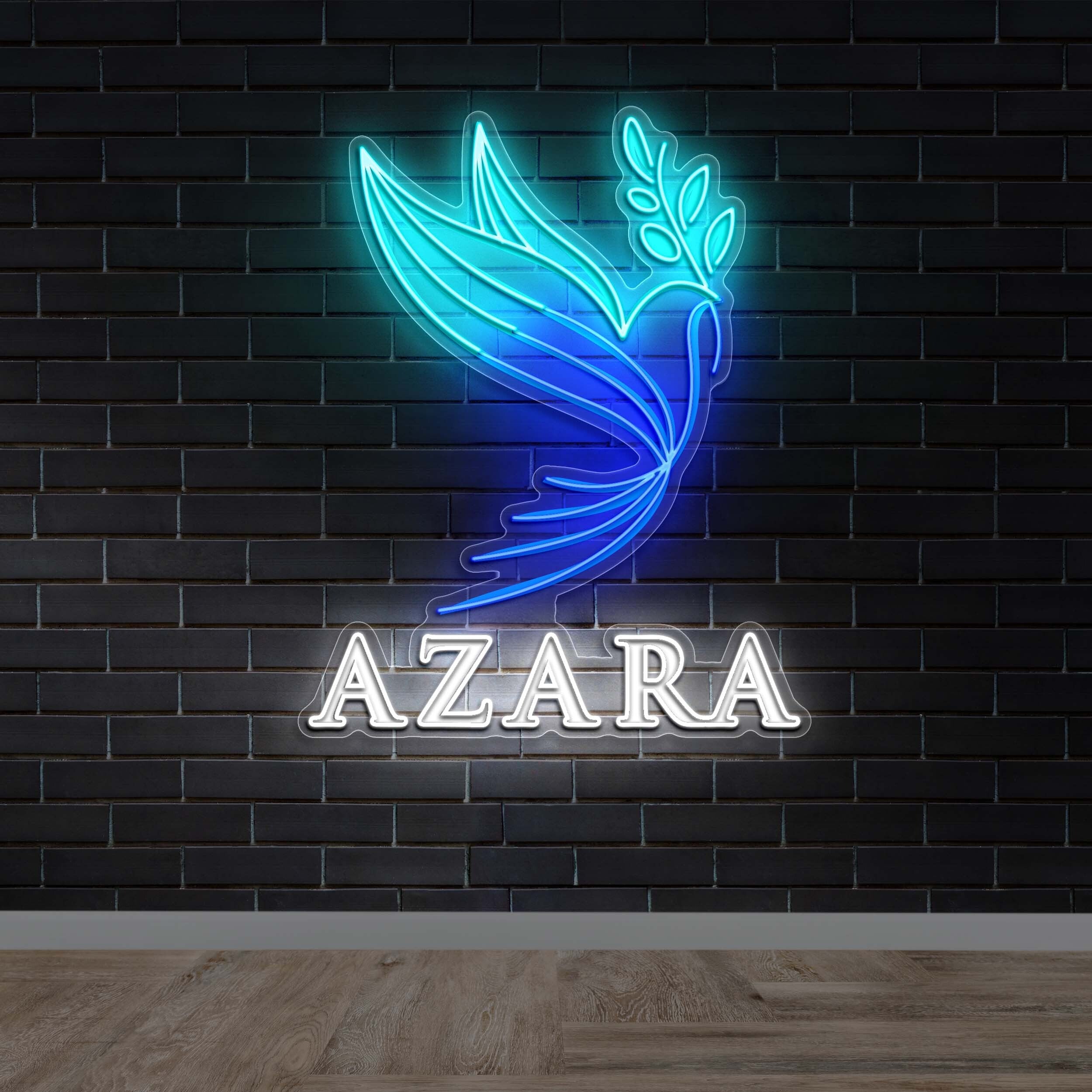 AZARA | 2nd Version - Premium Neon Artwork