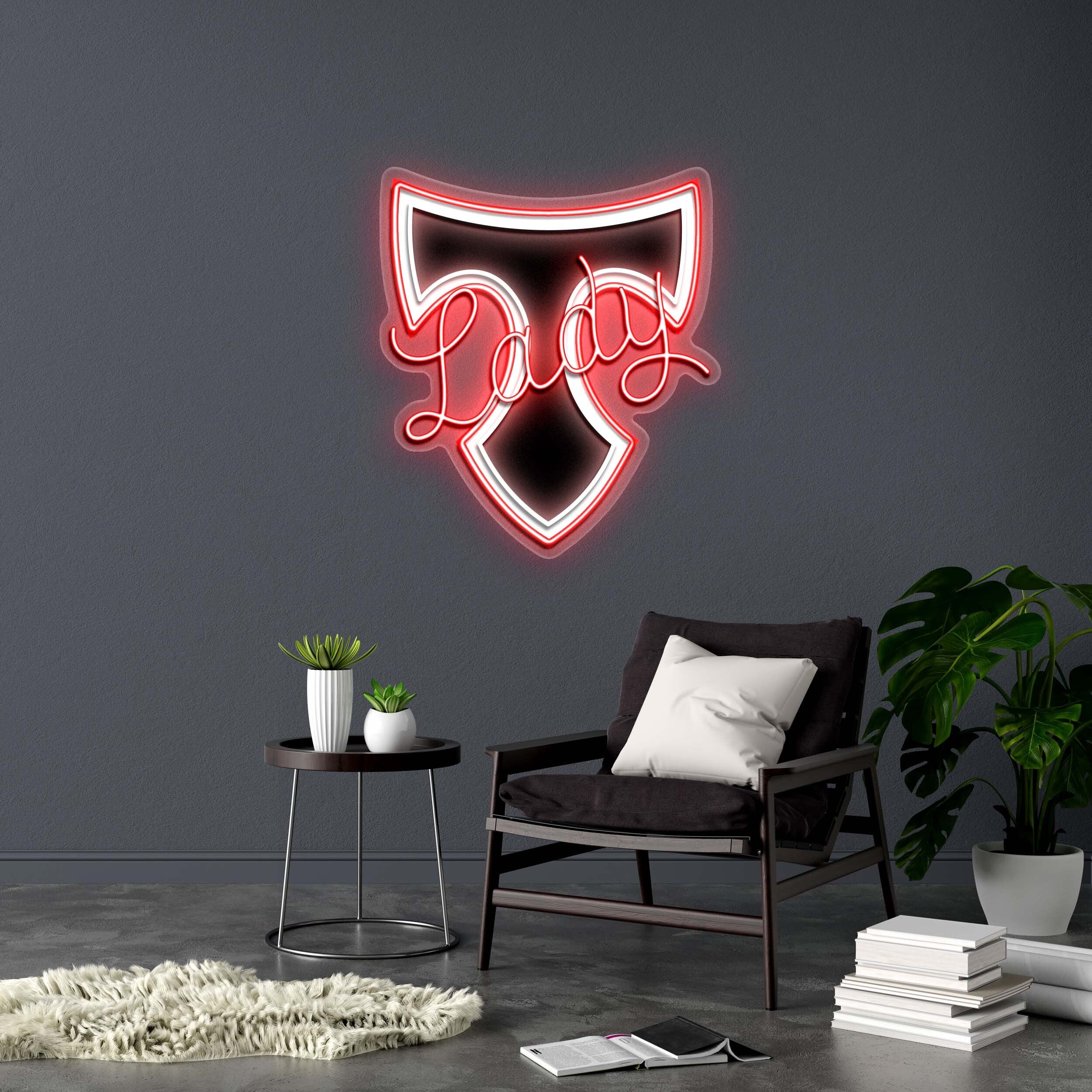 Lady - Premium Neon Artwork
