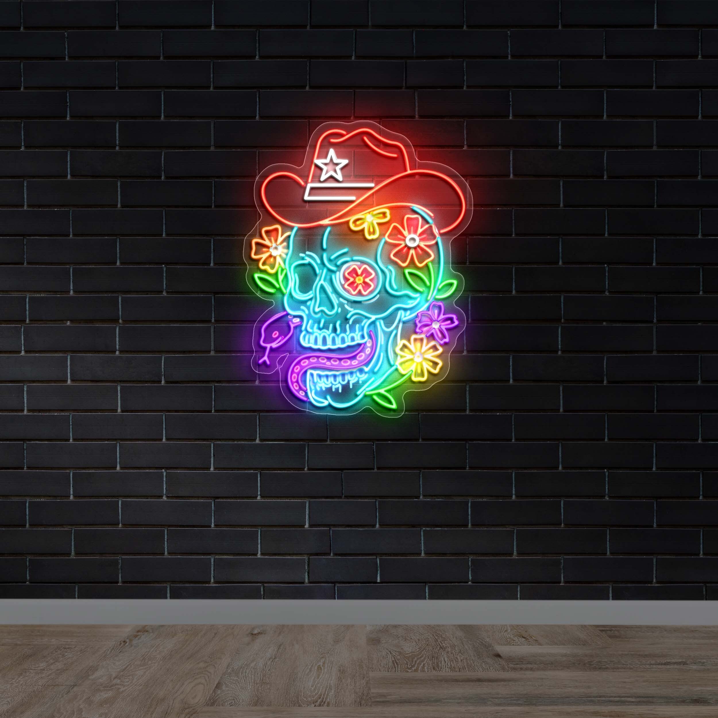 Skull - Premium Neon Artwork