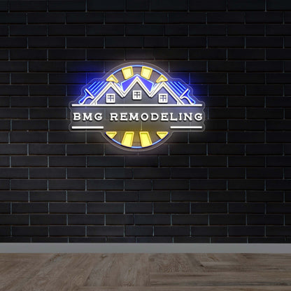 BMG REMODELING - Premium Neon Artwork