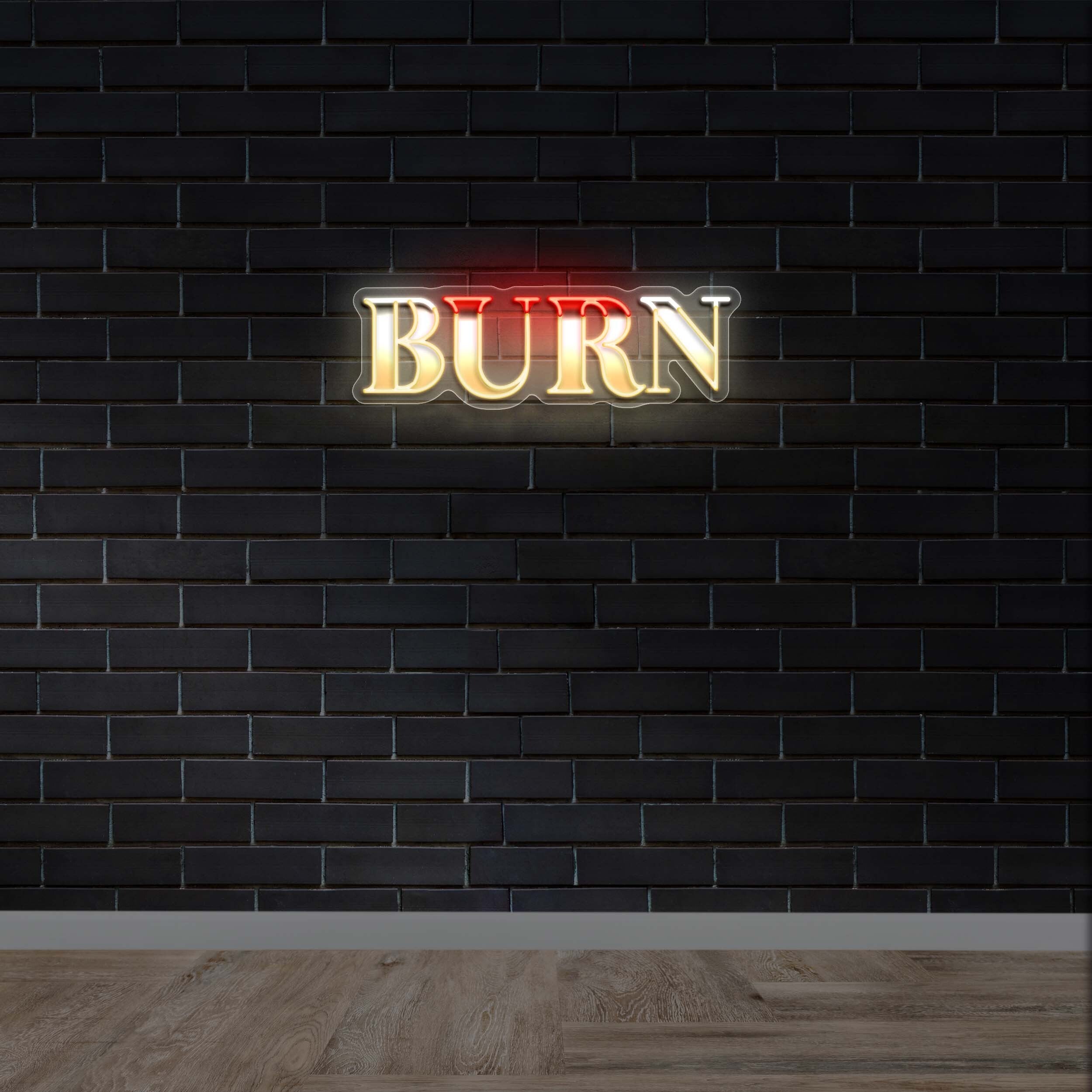 BURN | 2nd Version - Premium Neon Artwork