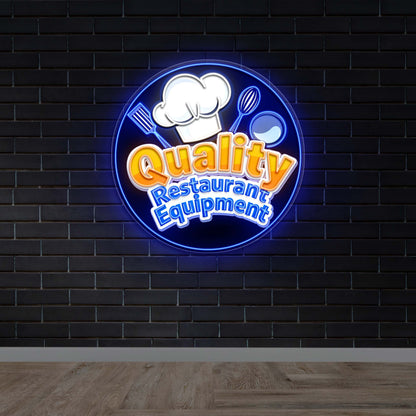 Quality Restaurant Equipment - Premium Neon Artwork