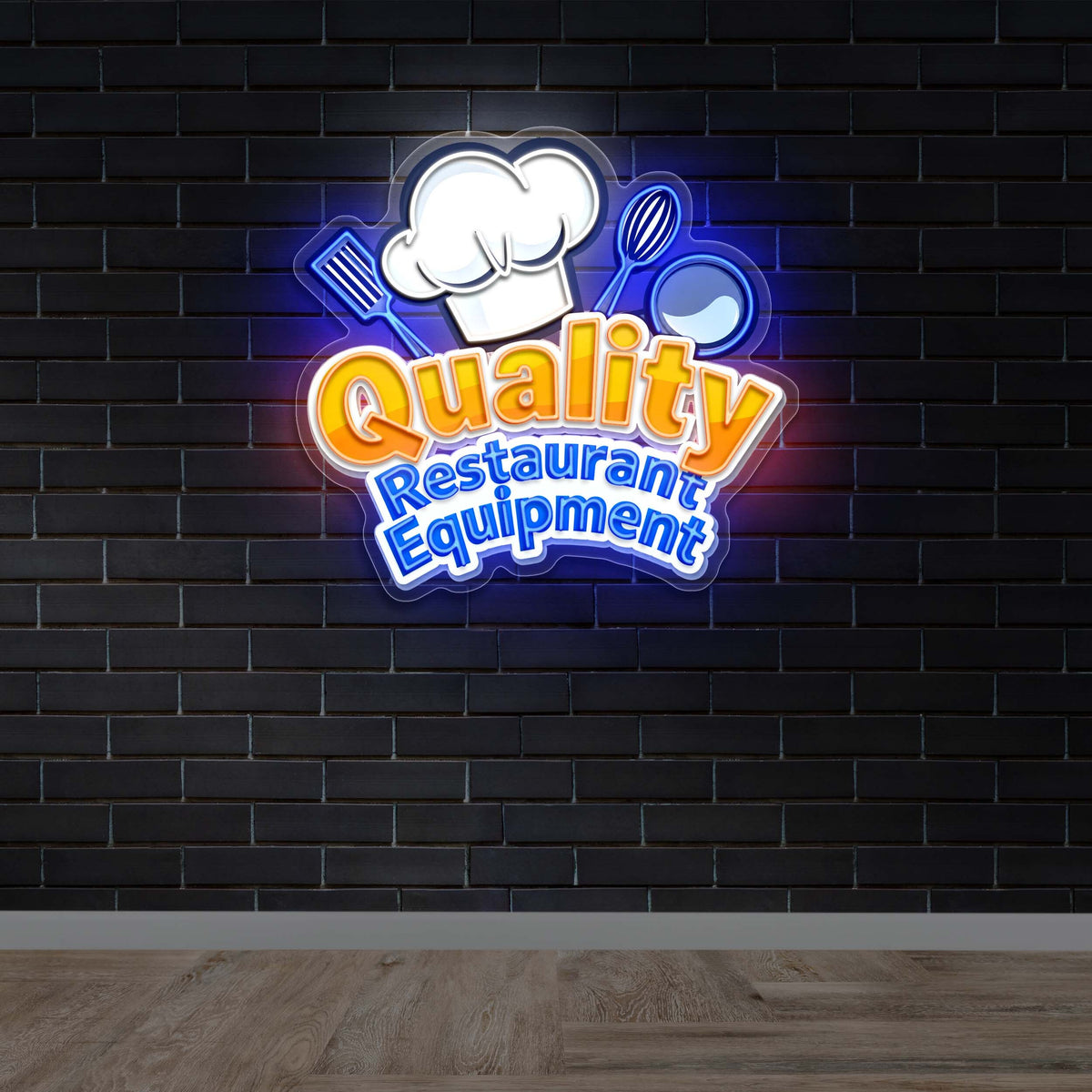 Quality Restaurant Equipment | 2nd Version - Premium Neon Artwork
