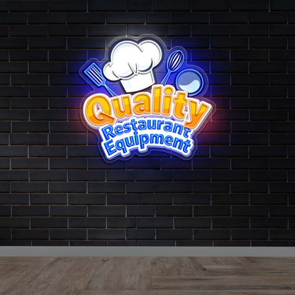 Quality Restaurant Equipment | 2nd Version - Premium Neon Artwork