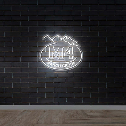 M4 RANCH GROUP - Premium Neon Artwork