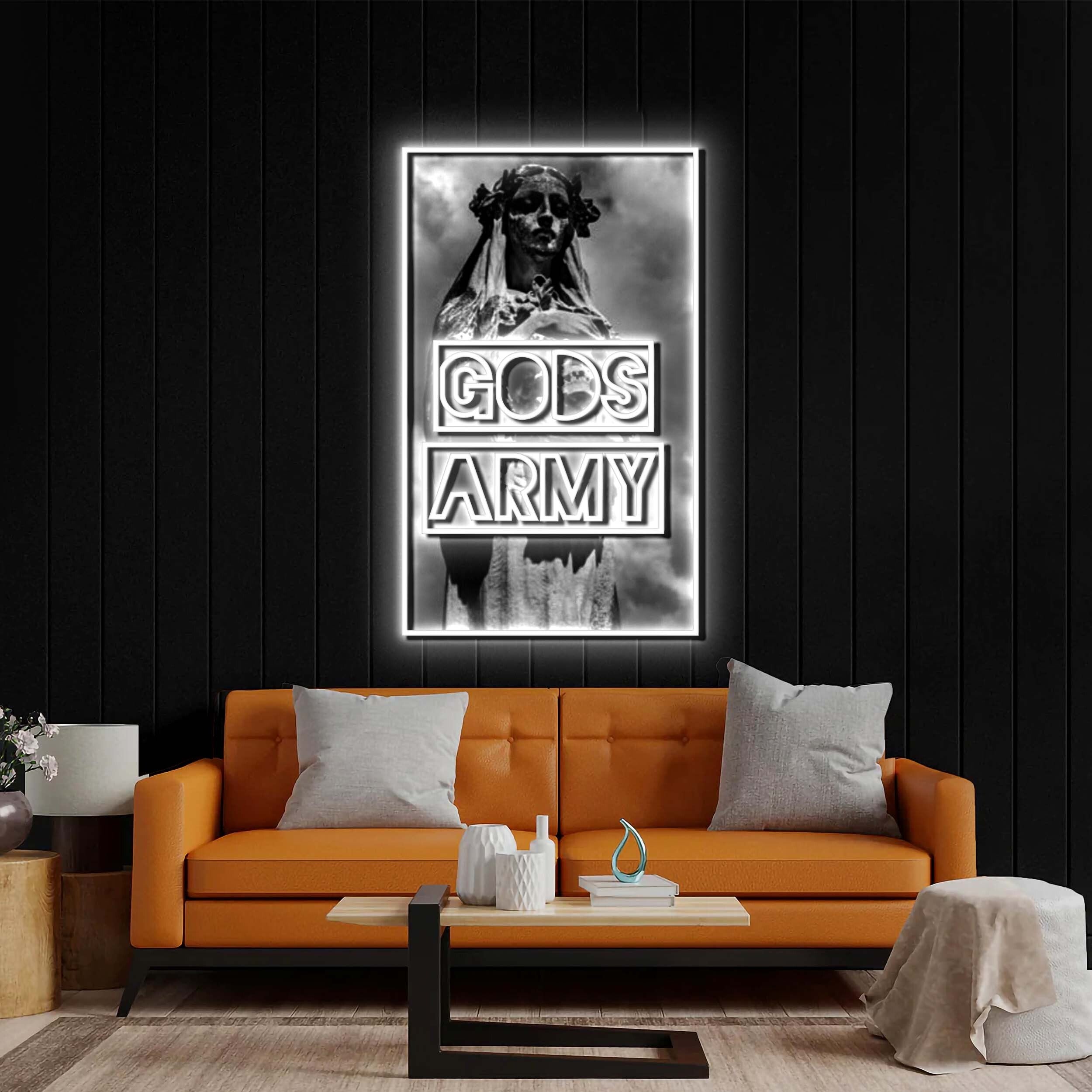 Gods Army - Premium Neon Artwork