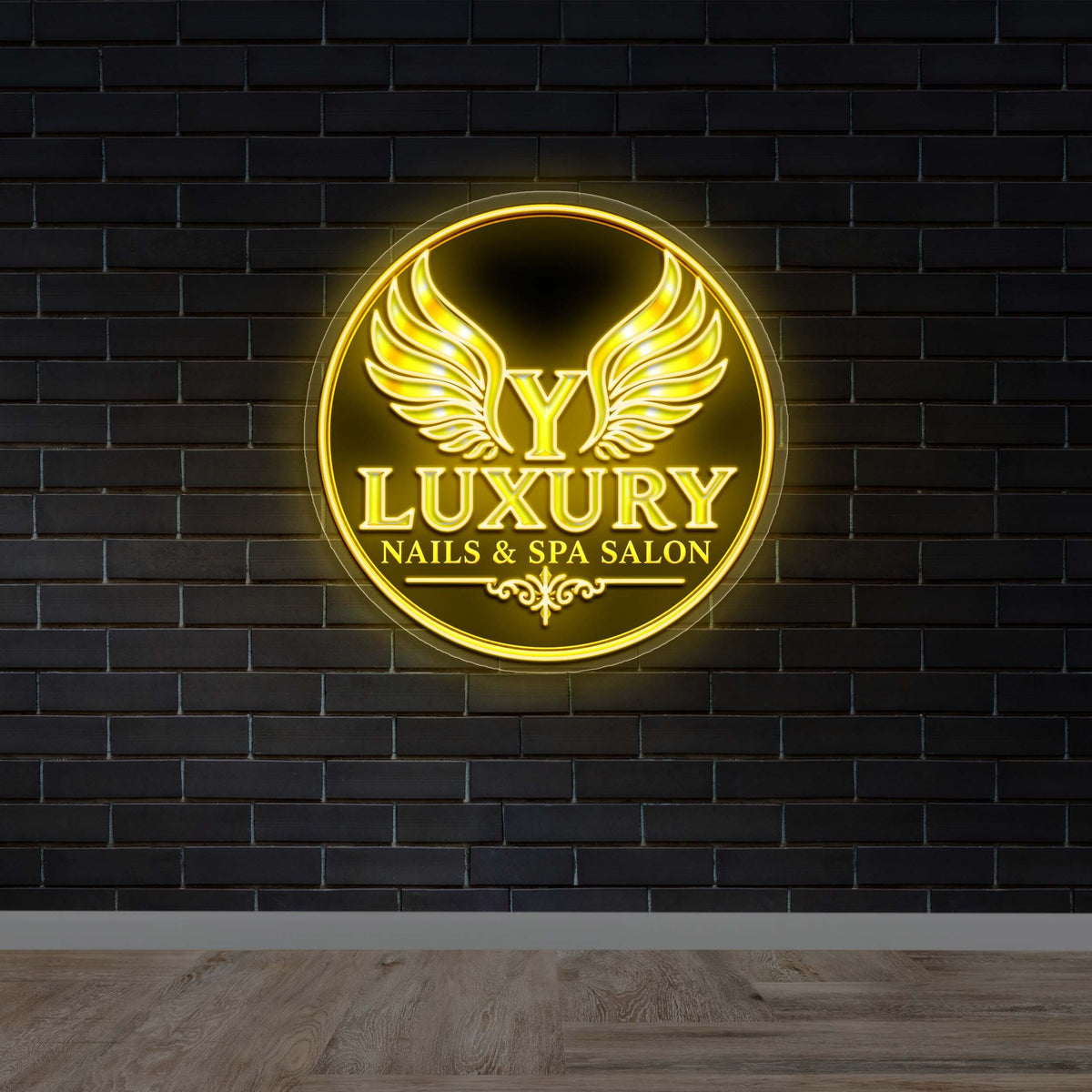 Y LUXURY NAILS & SPA SALON - Premium Neon Artwork