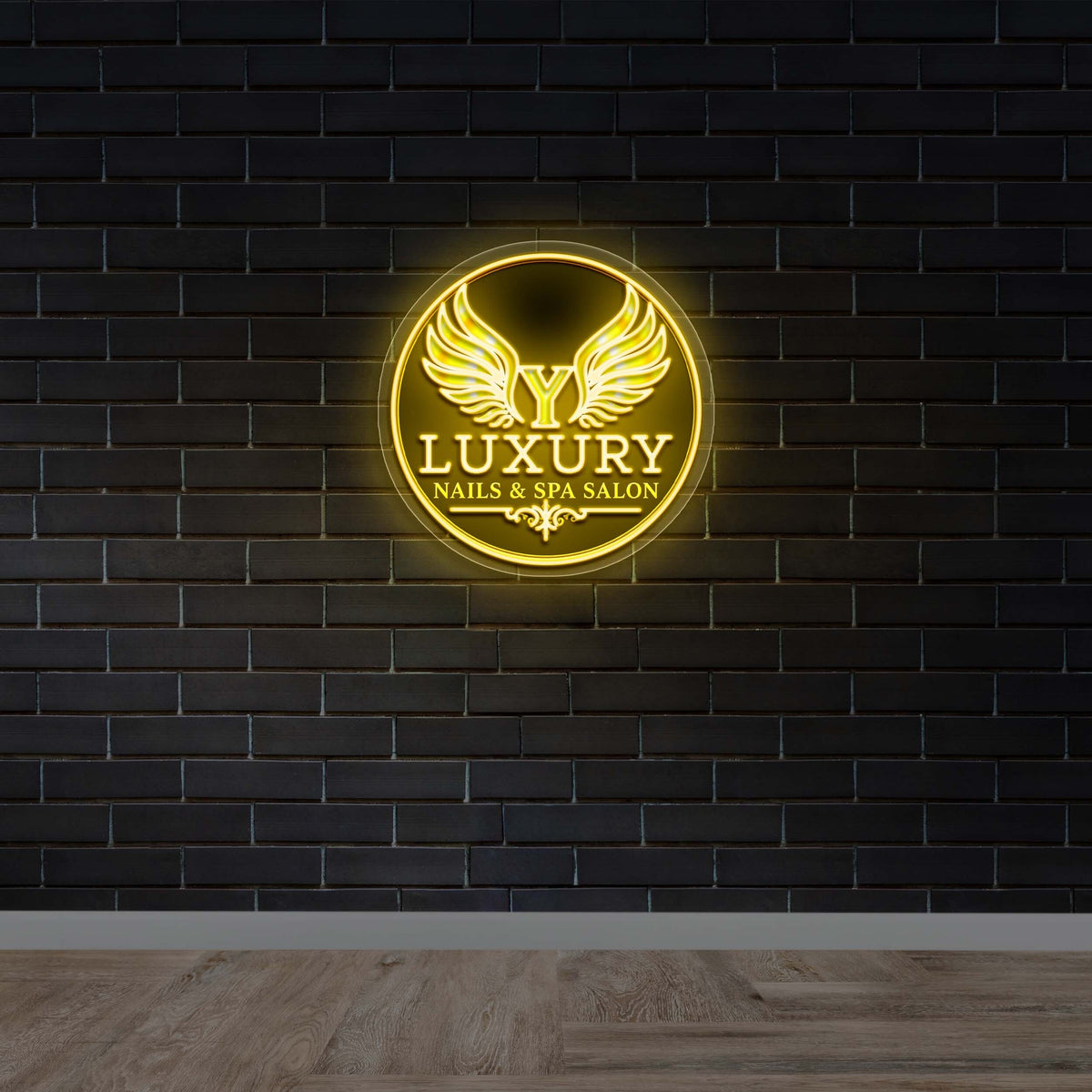 Y LUXURY NAILS & SPA SALON - Premium Neon Artwork