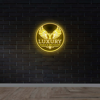 Y LUXURY NAILS & SPA SALON - Premium Neon Artwork