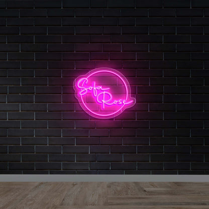 Sofa Rose - Premium Neon Artwork