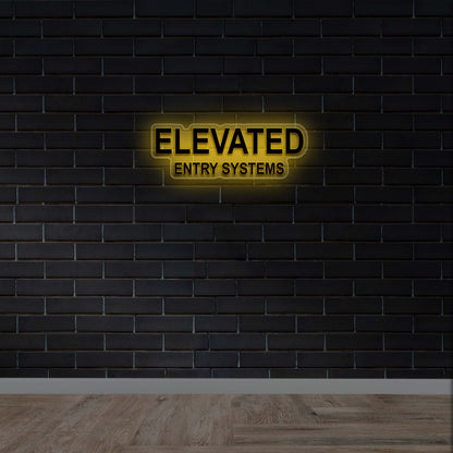 Elevated Entry Systems - Premium Neon Artwork