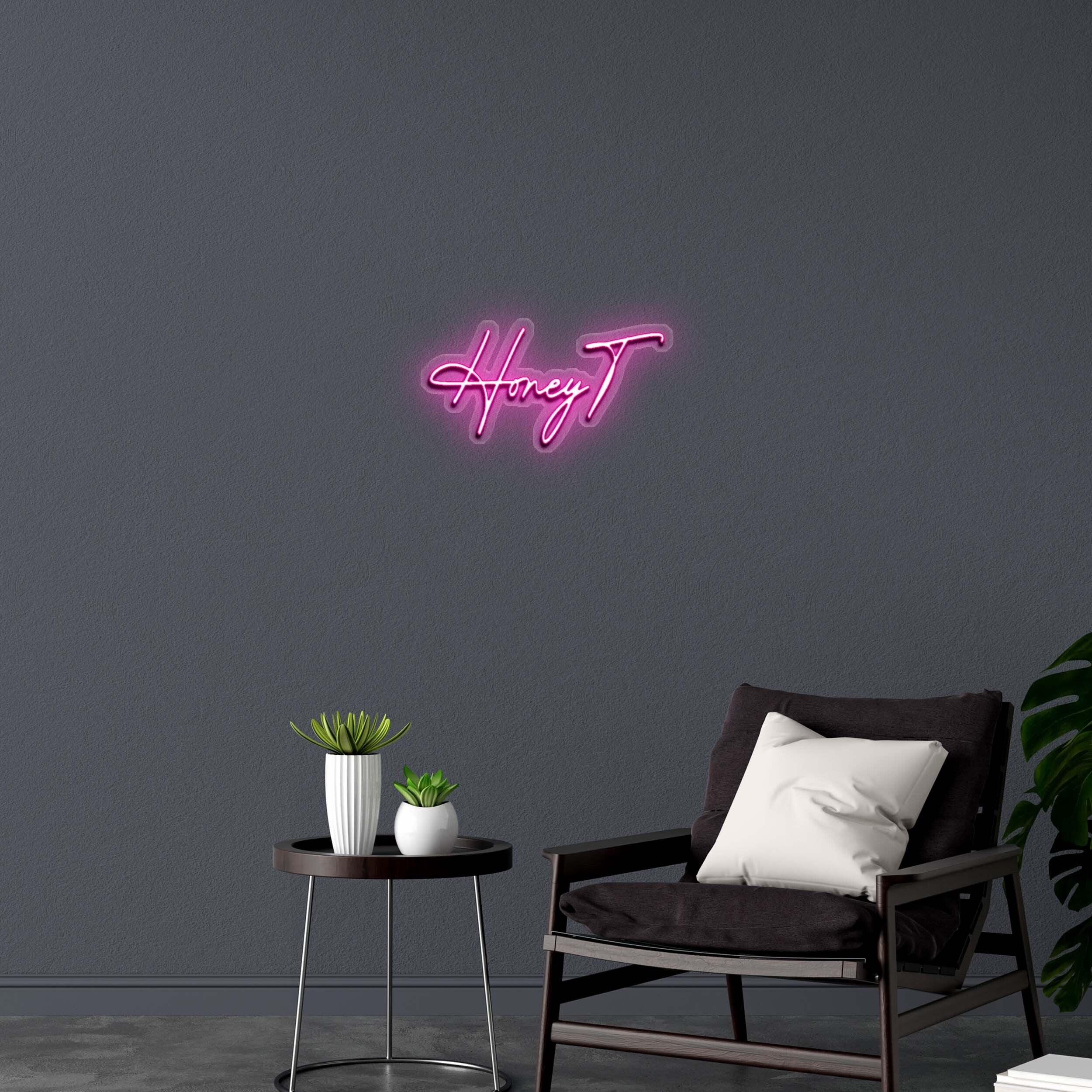 HoneyT - Premium Neon Artwork