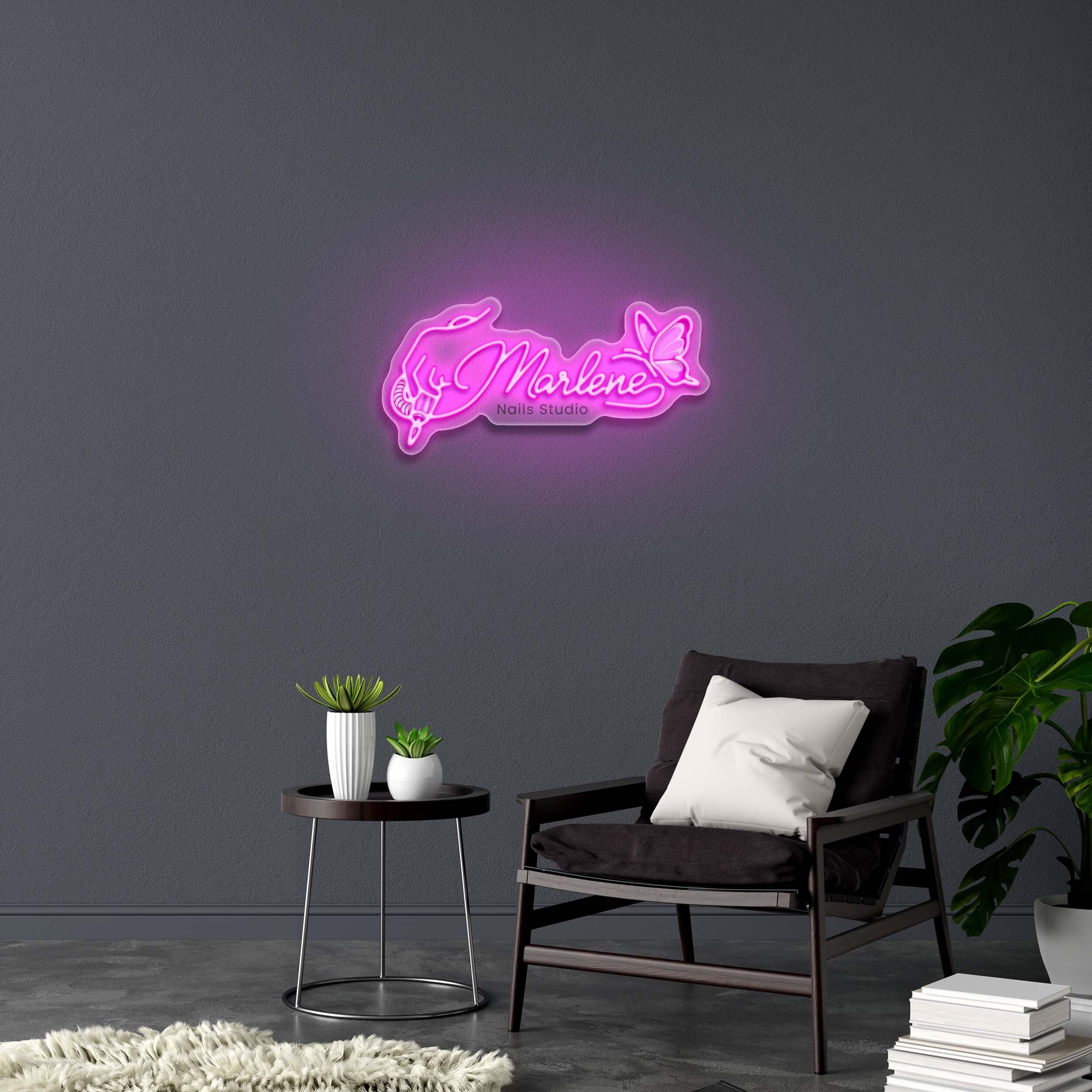 Marlene - Premium Neon Artwork