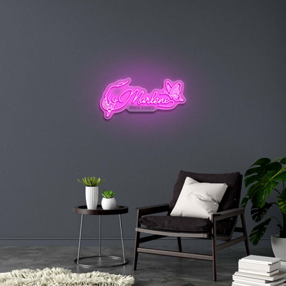 Marlene - Premium Neon Artwork