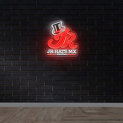 JR Hats MX - Premium Neon Artwork