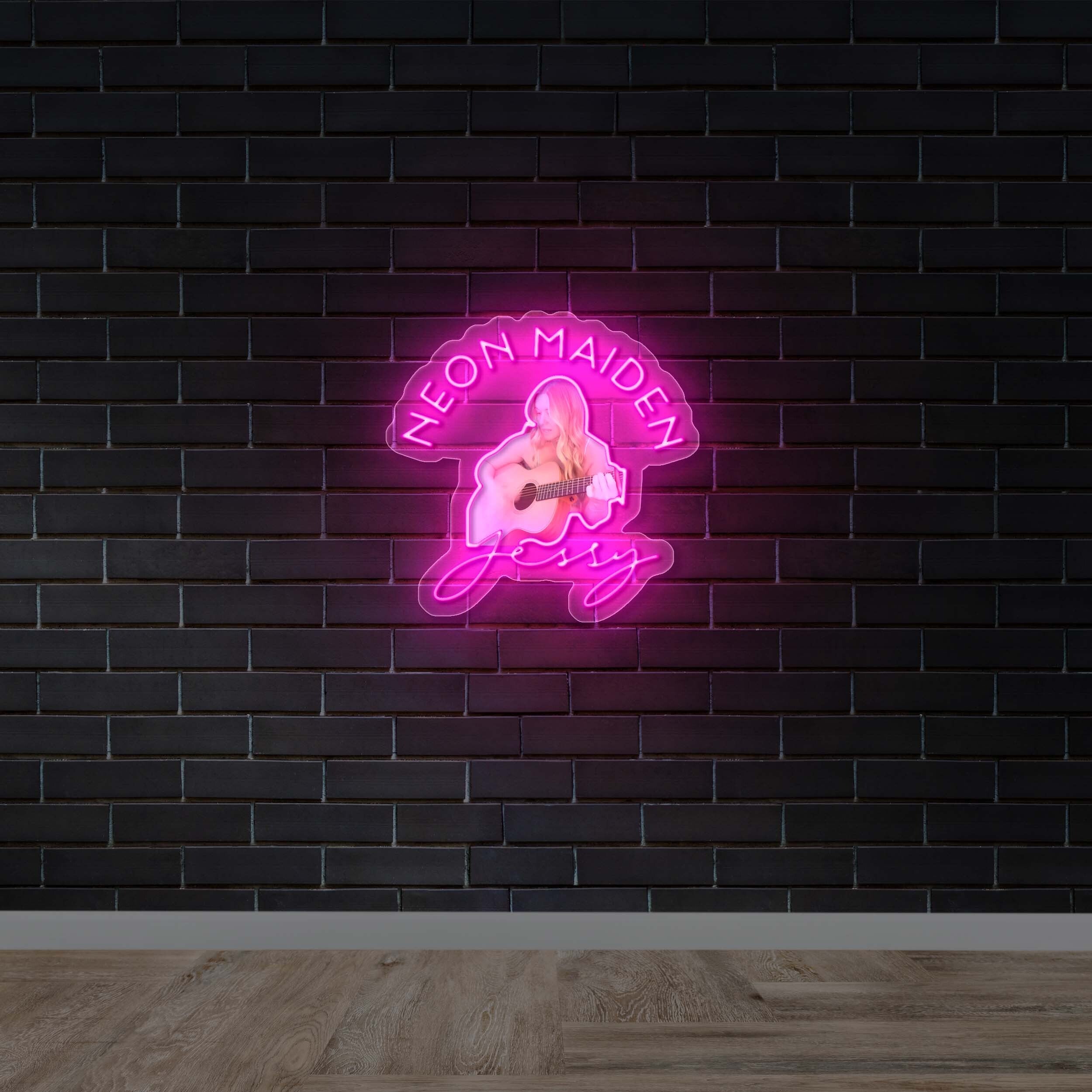 NEON MAIDEN JESSY - Premium Neon Artwork