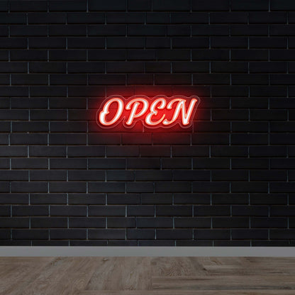 OPEN - Premium Neon Artwork