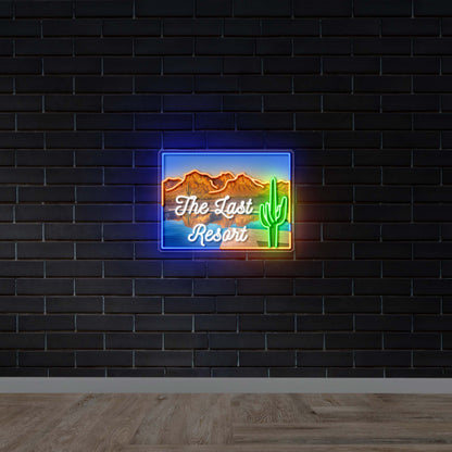 The Last Resort - Premium Neon Artwork
