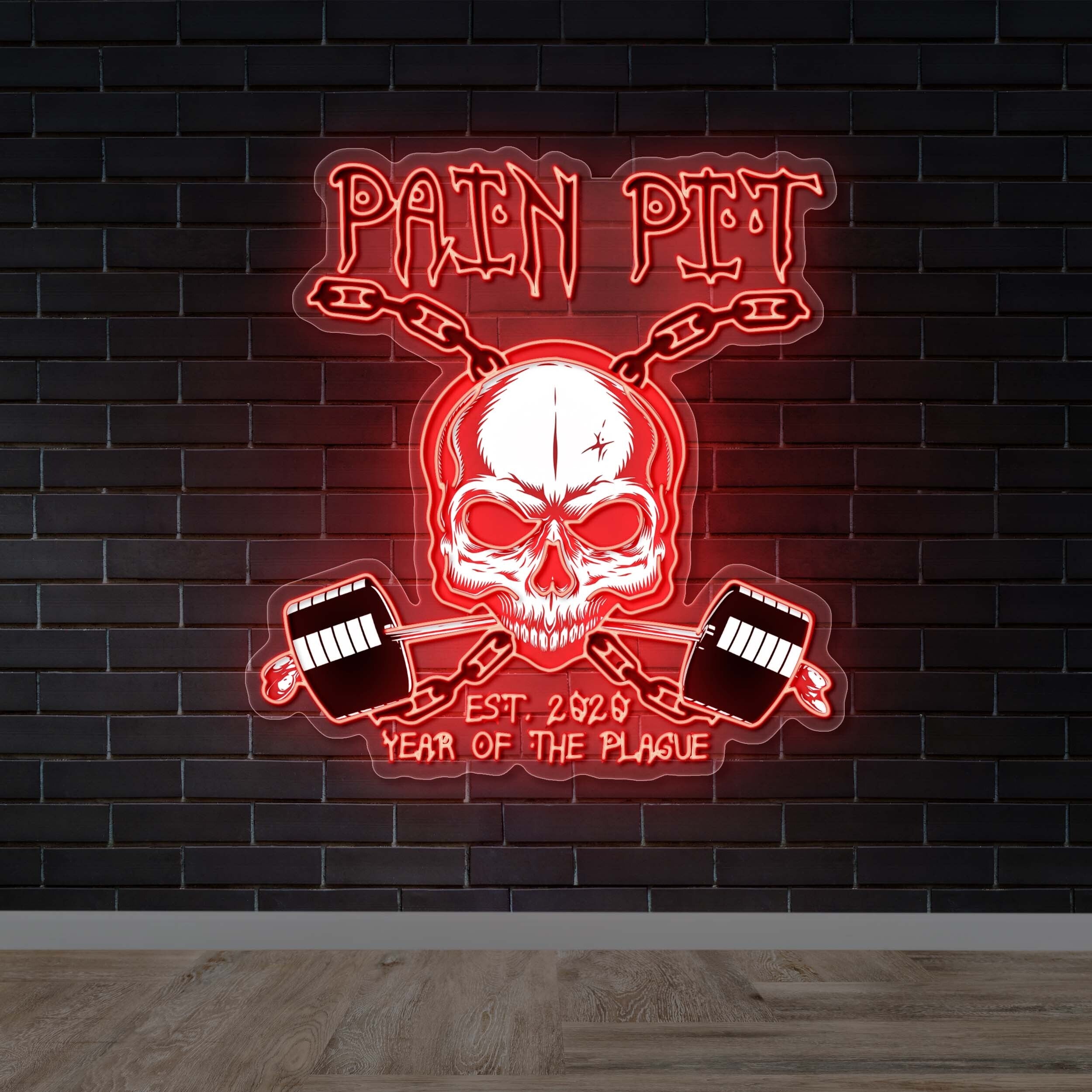 Pain Pit - Premium Neon Artwork