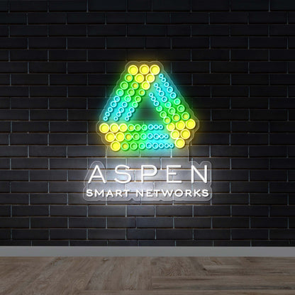 Aspen Smart Networks – Premium Neon Artwork