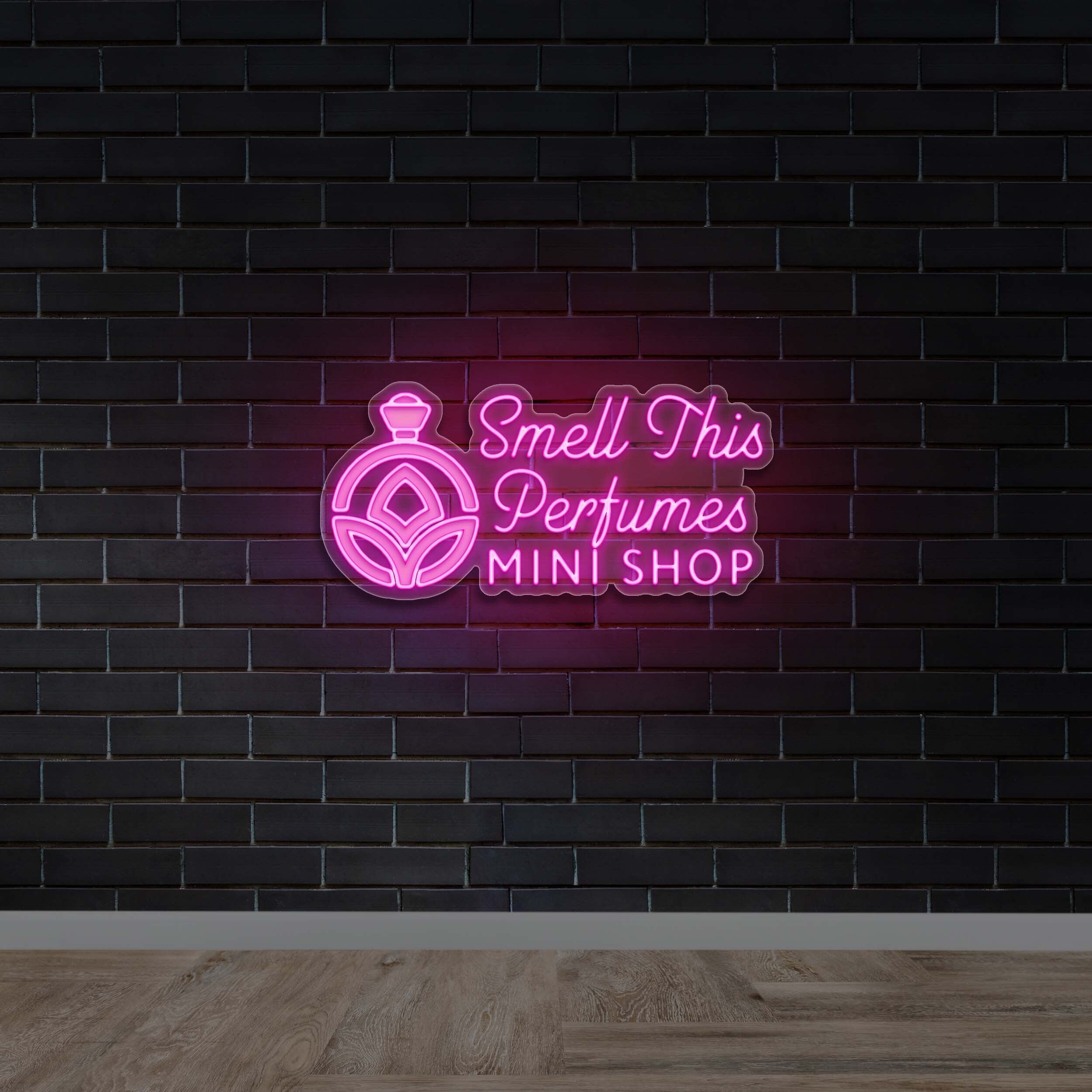 Smell This Perfumes Mini Shop - Premium Neon Artwork