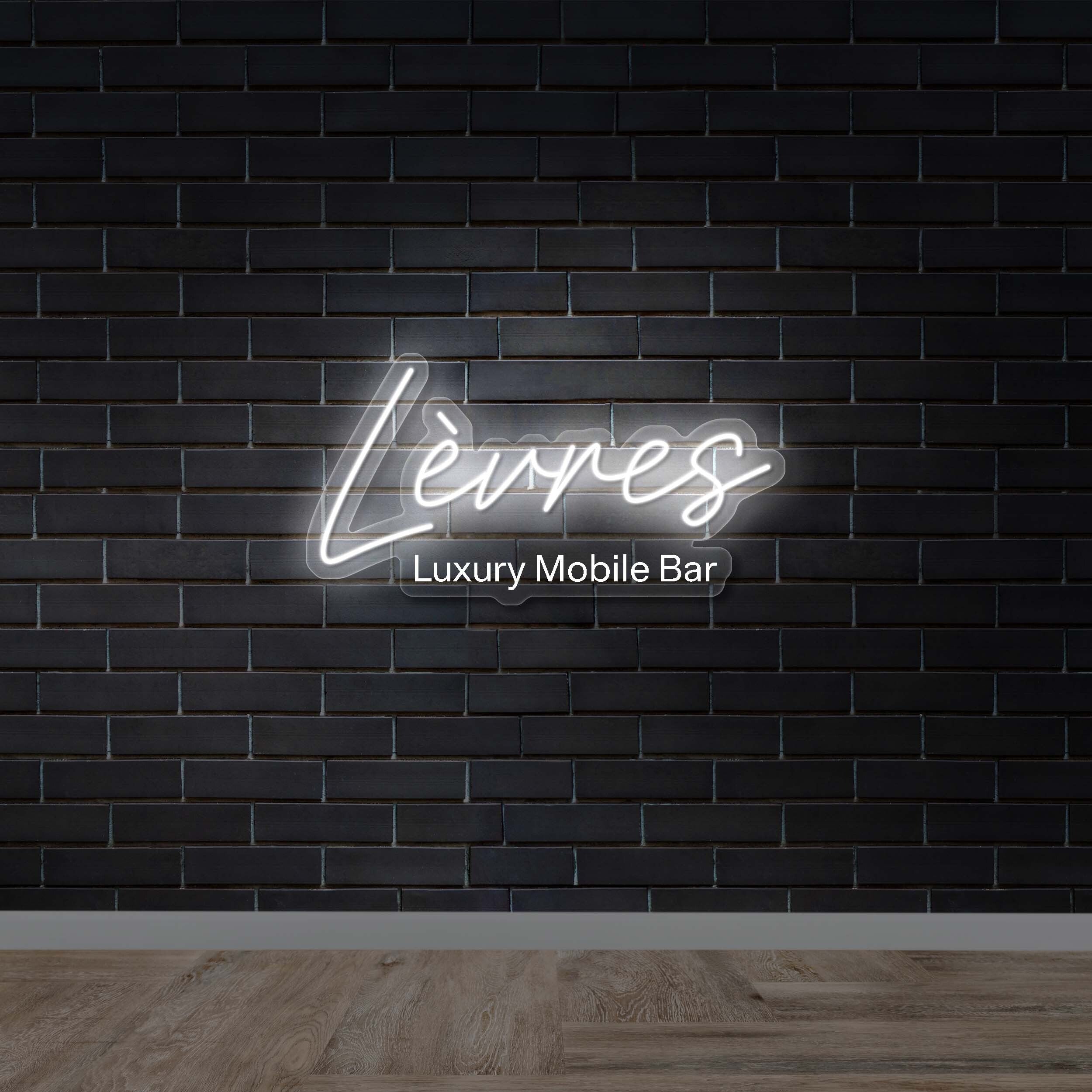 Lèvres Luxury Mobile Bar - Premium Neon Artwork