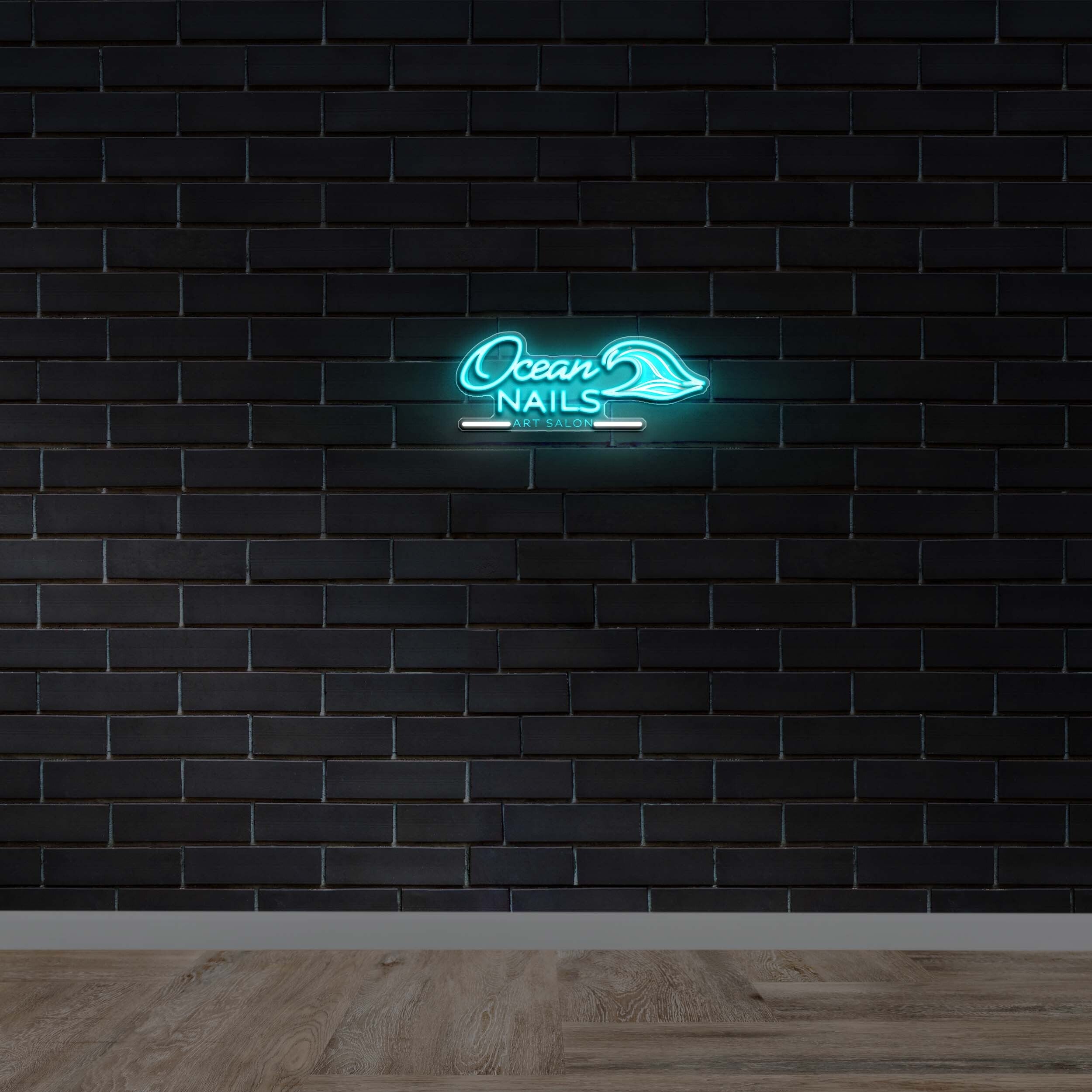 Ocean Nails - Premium Neon Artwork