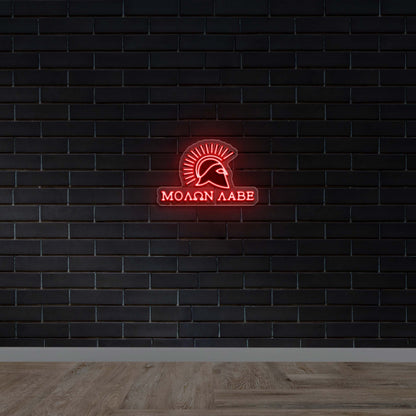 ΜΟΛΩΝ ΛΑΒΕ - Premium Neon Artwork