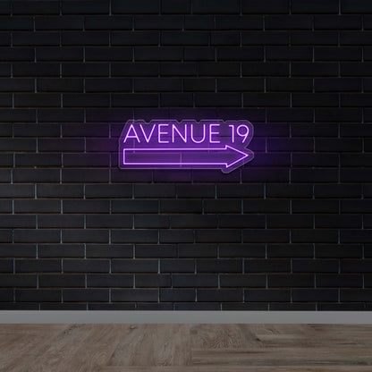 Avenue 19 - Premium Neon Artwork