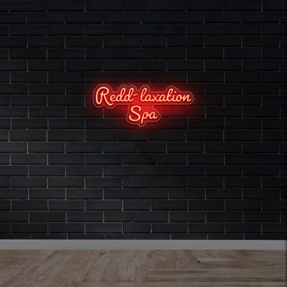 Redd-laxation Spa - Premium Neon Artwork
