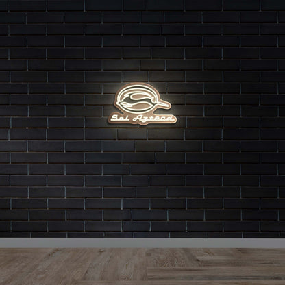 SOL AZTECA - Premium Neon Artwork