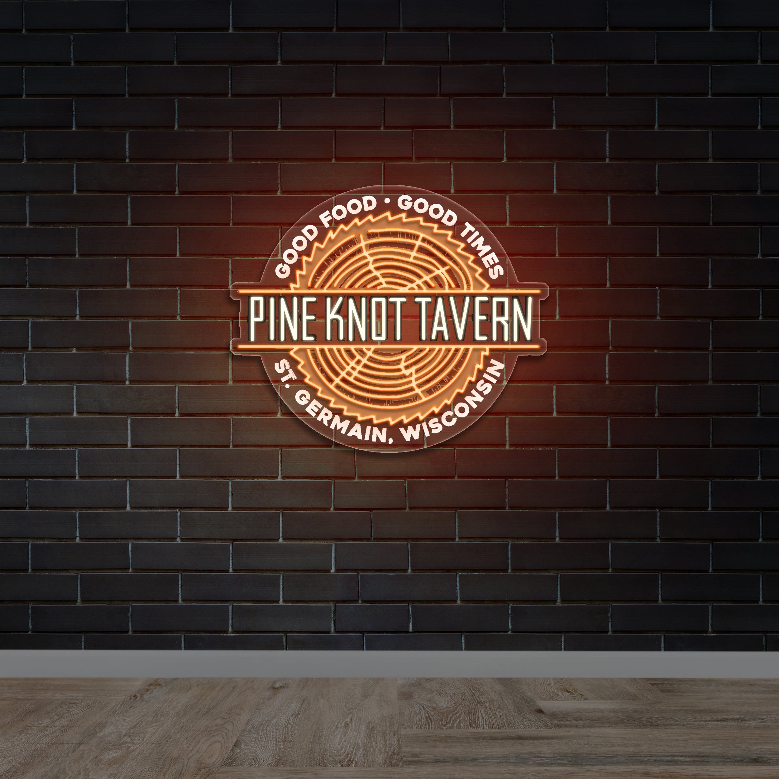 Pine Knot Tavern - Premium Neon Artwork