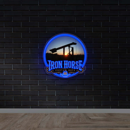 IRON HORSE CUSTOM HATS - Premium Neon Artwork
