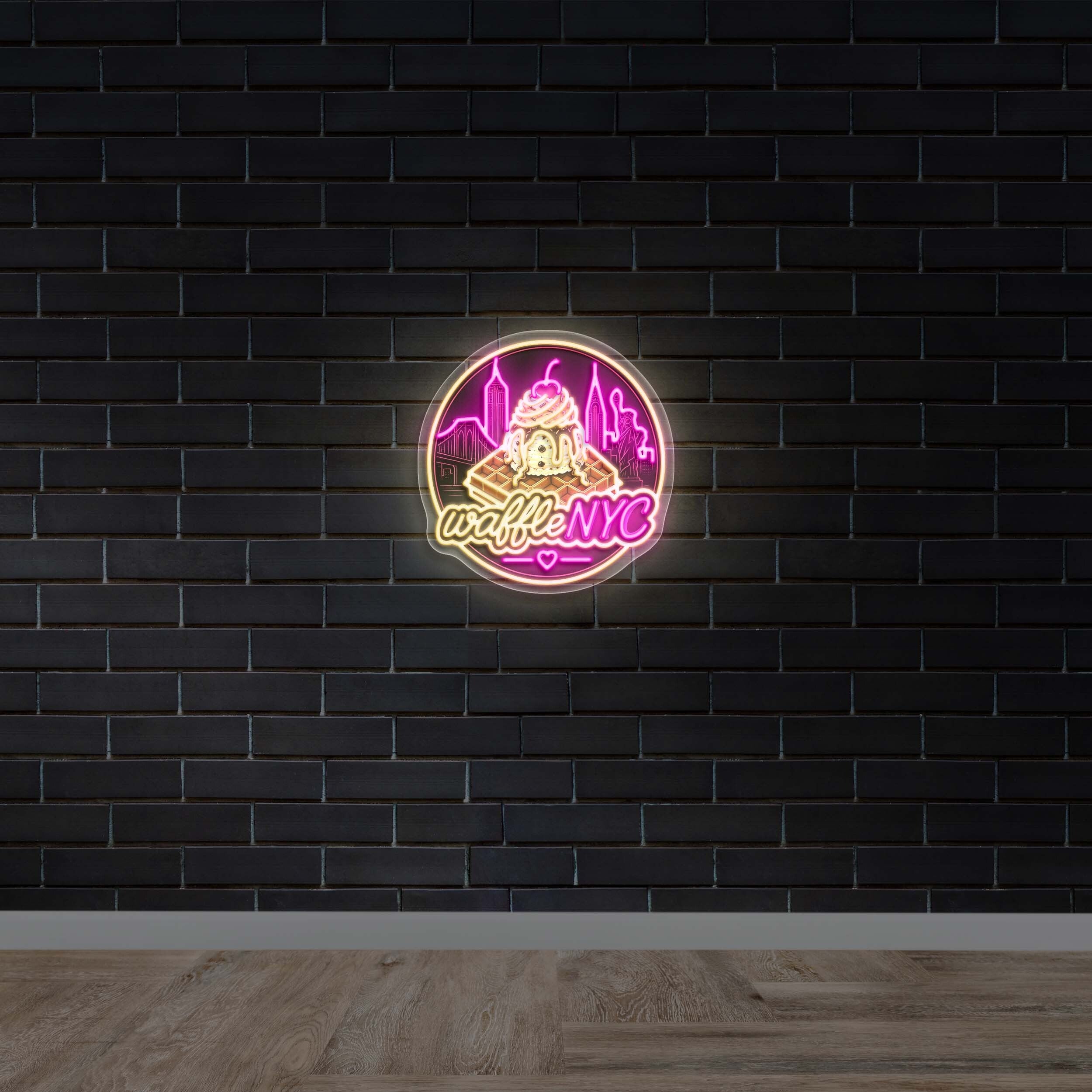 Waffle NYC - Premium Neon Artwork