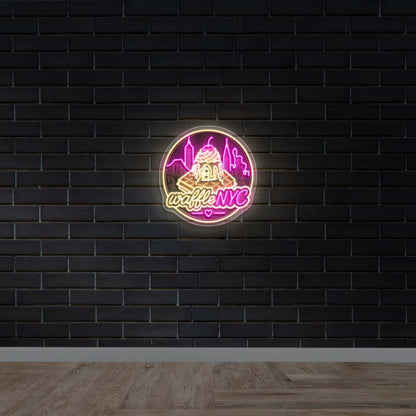 Waffle NYC - Premium Neon Artwork