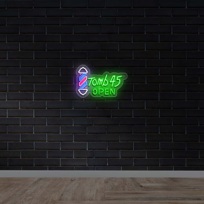 Tomb 45 Open - Premium Neon Artwork