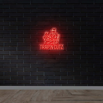 TRAP N' CUTZ - Premium Neon Artwork