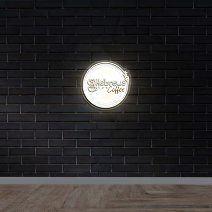 {S}Hebrews Coffee - Premium Neon Artwork
