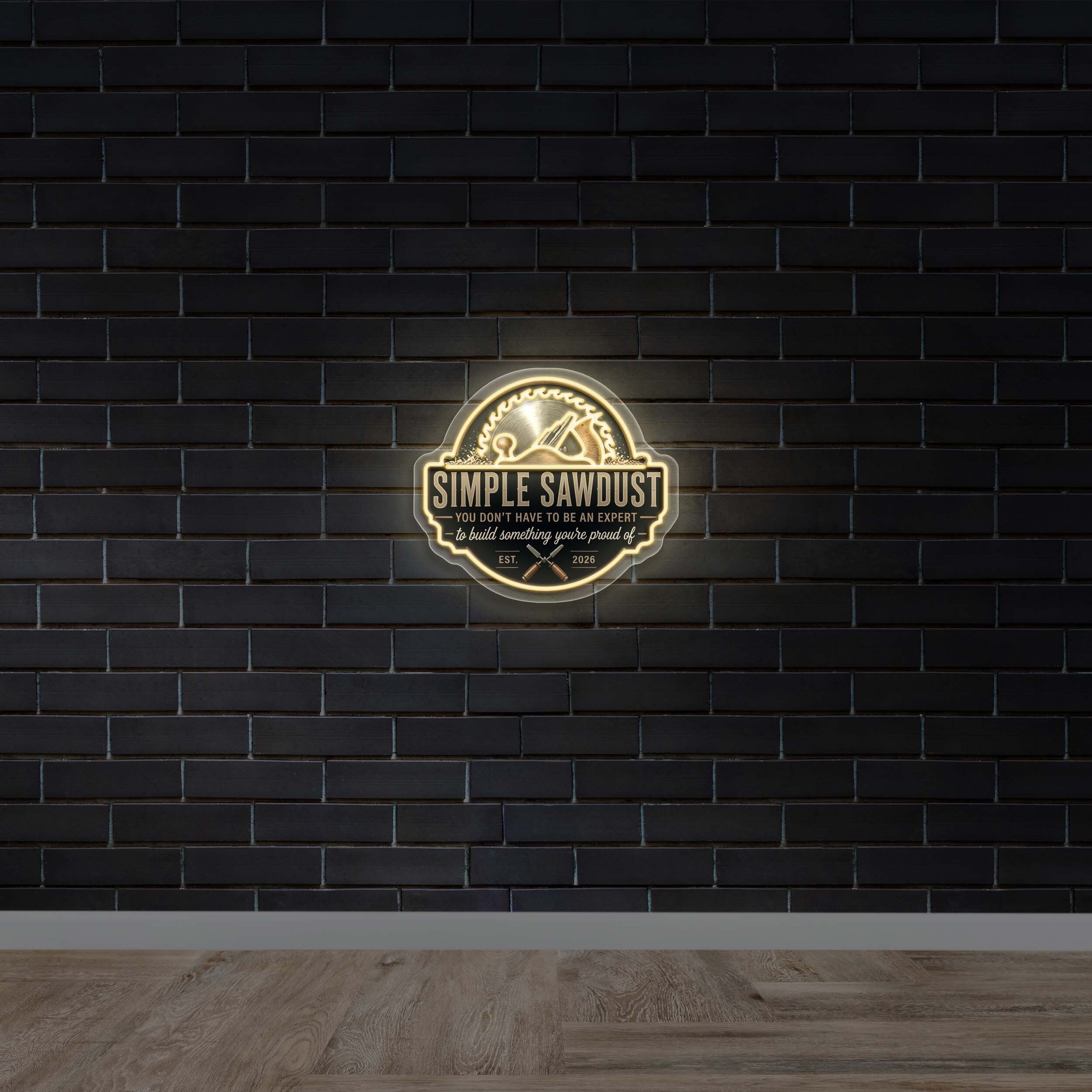 Simple Sawdust - Premium Neon Artwork