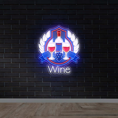 Wine - Premium Neon Artwork