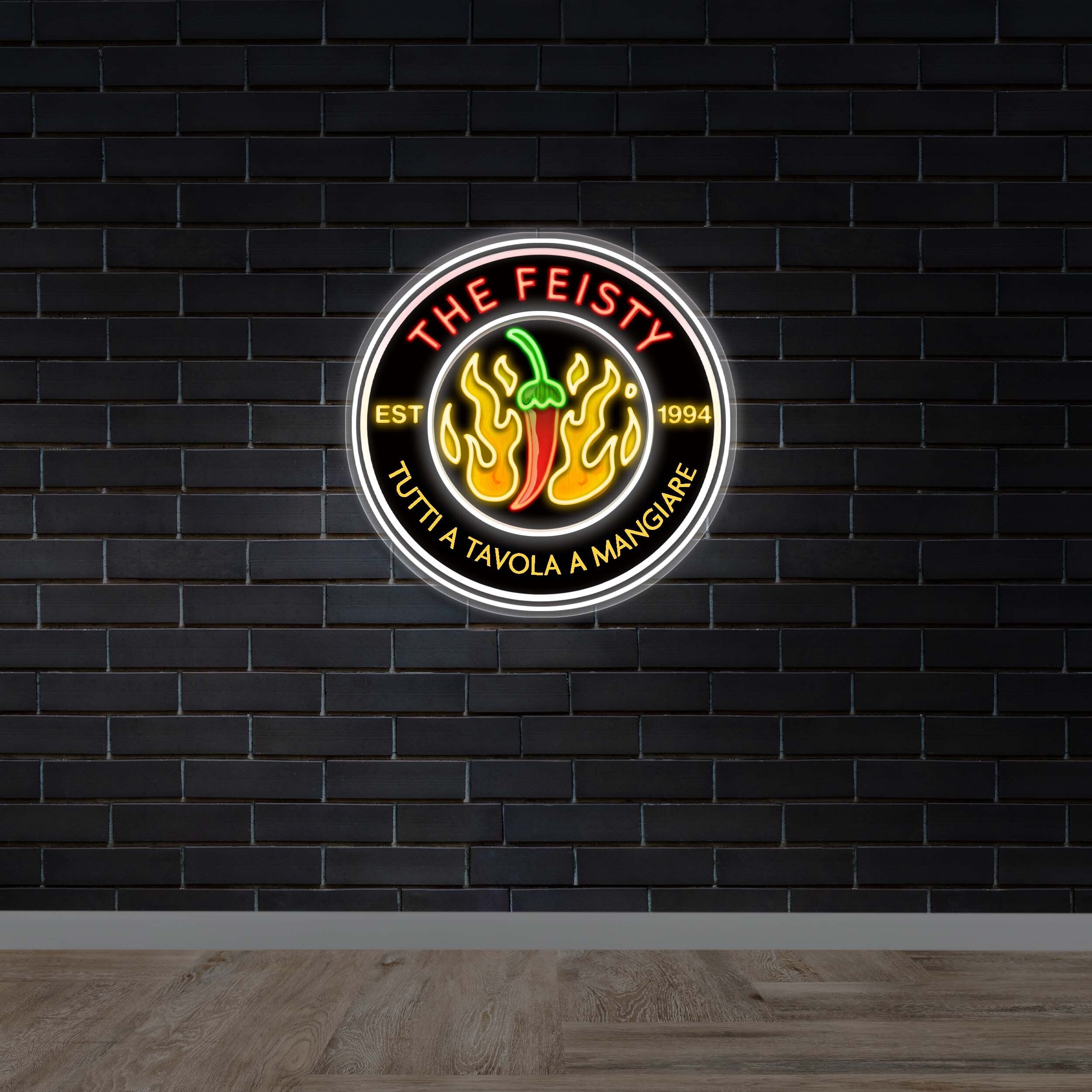 Tutti a tavola - Premium Neon Artwork