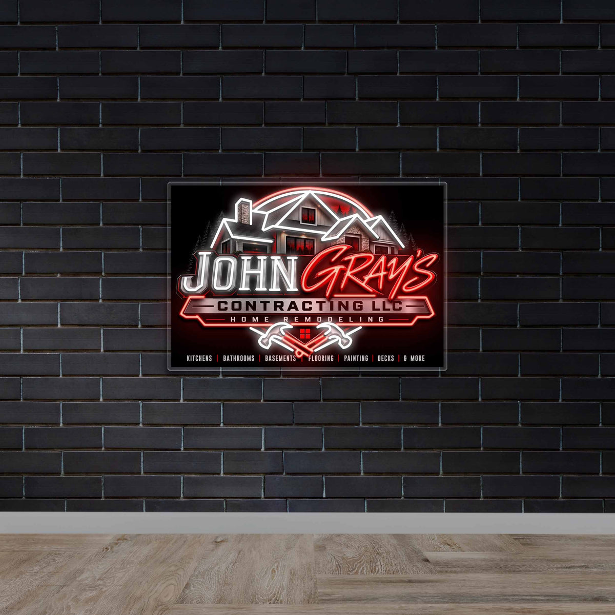 John Gray's Contracting LLC - Premium Neon Artwork