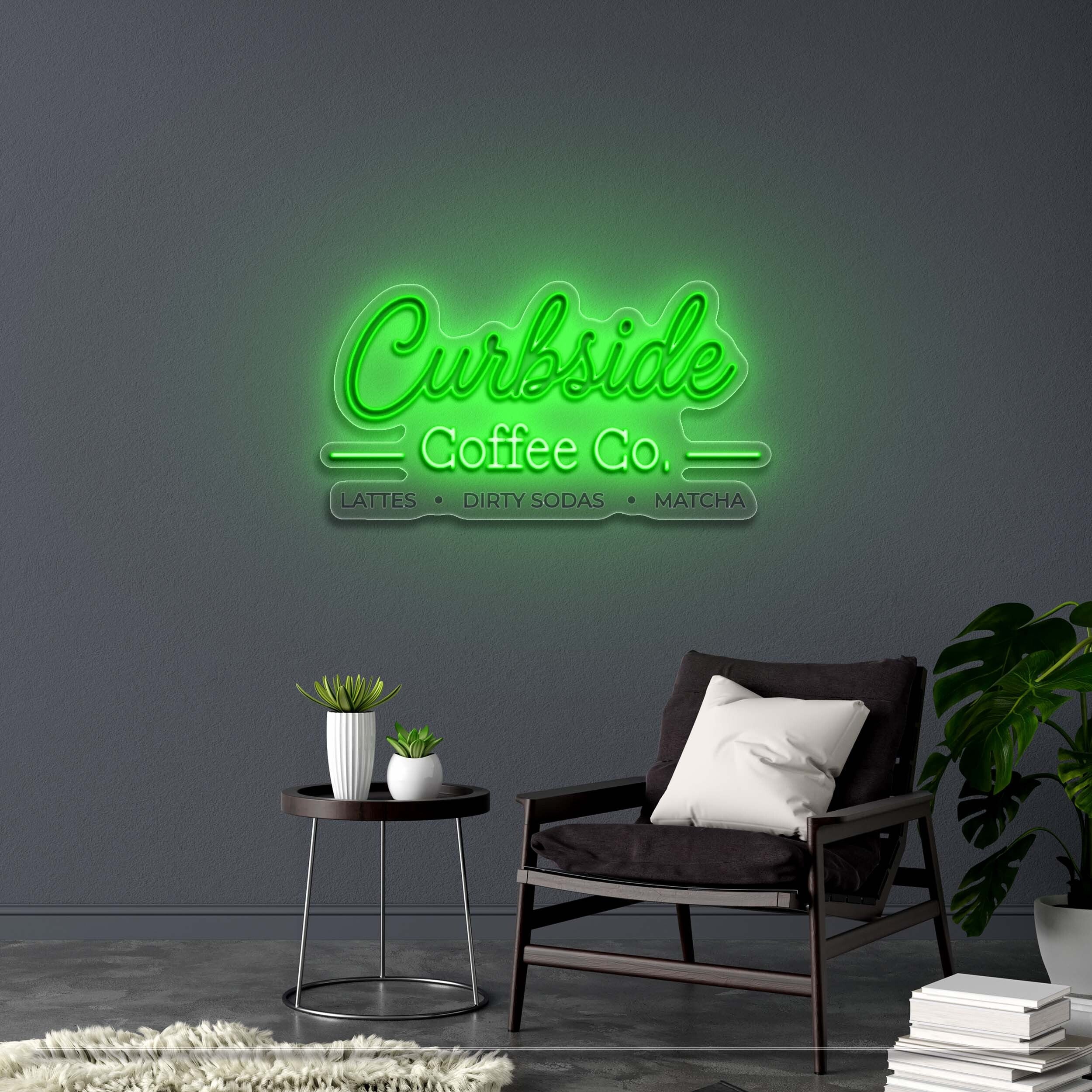 Curbside Coffee Co. - Premium Neon Artwork