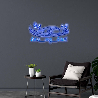 drive_way_detail - Premium Neon Artwork