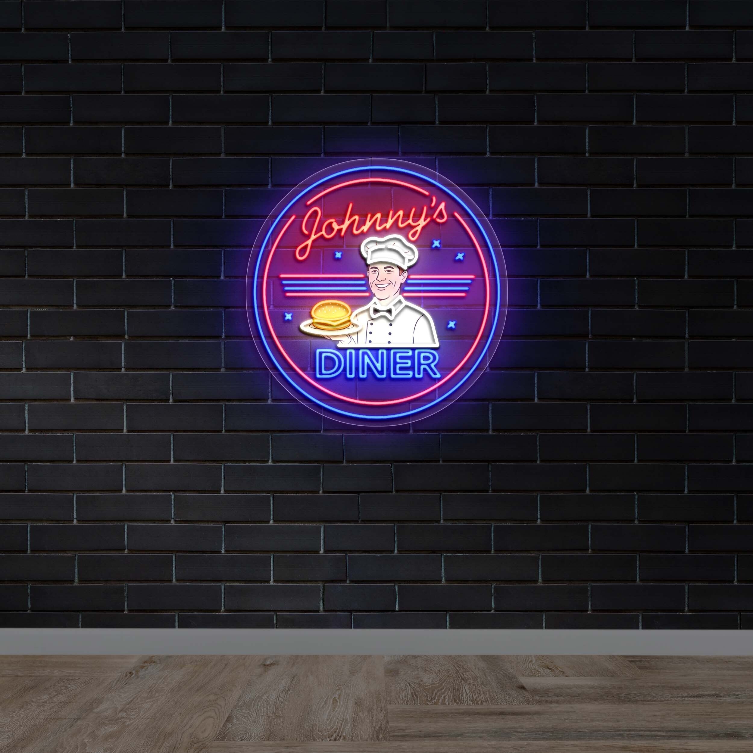 Johnny’s Diner - Premium Neon Artwork