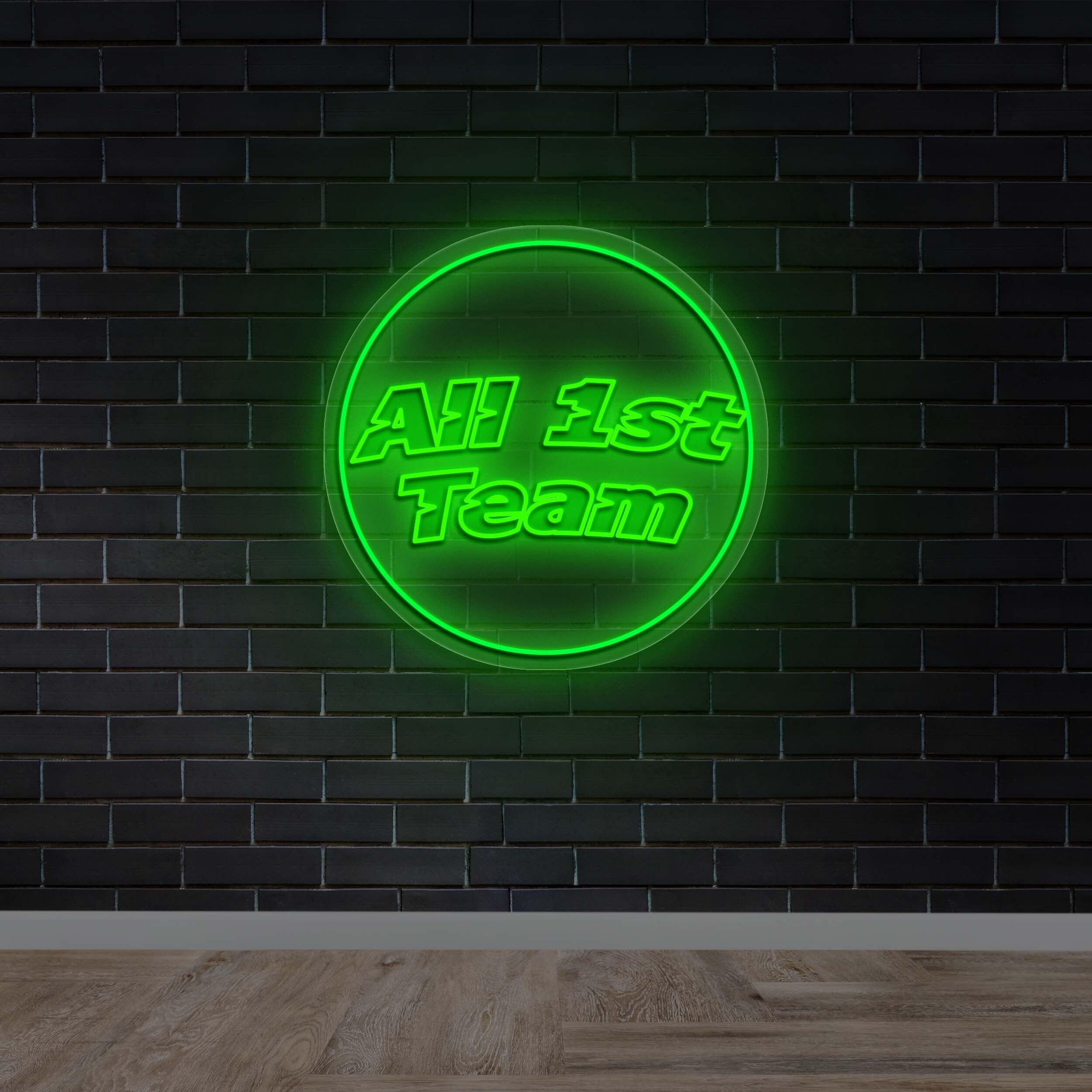 ALL 1st TEAM - Premium Neon Artwork
