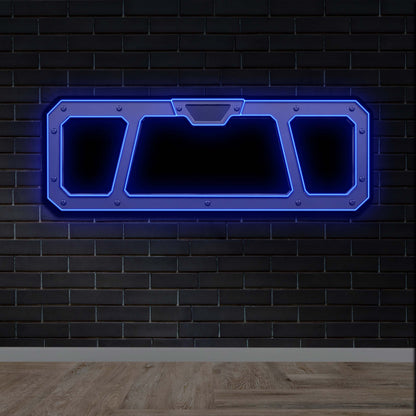 Industrial Panel - Premium Neon Artwork