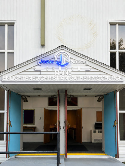Jesus Nation Church Maine - Premium Neon Artwork