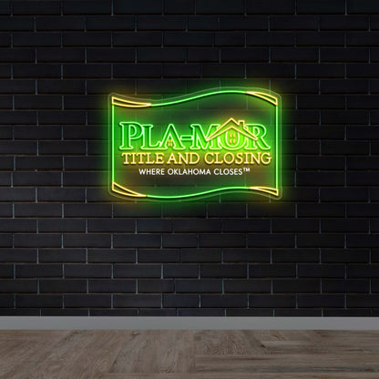PLA-MOR Title and Closing | 2nd Version - Premium Neon Artwork
